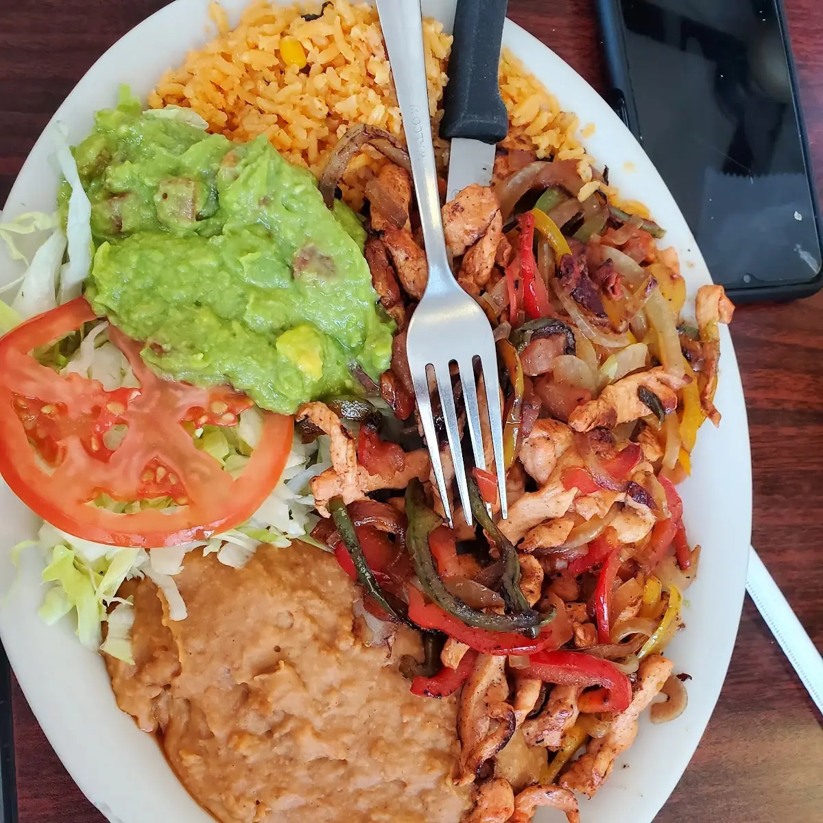 Chicken Fajita Plate