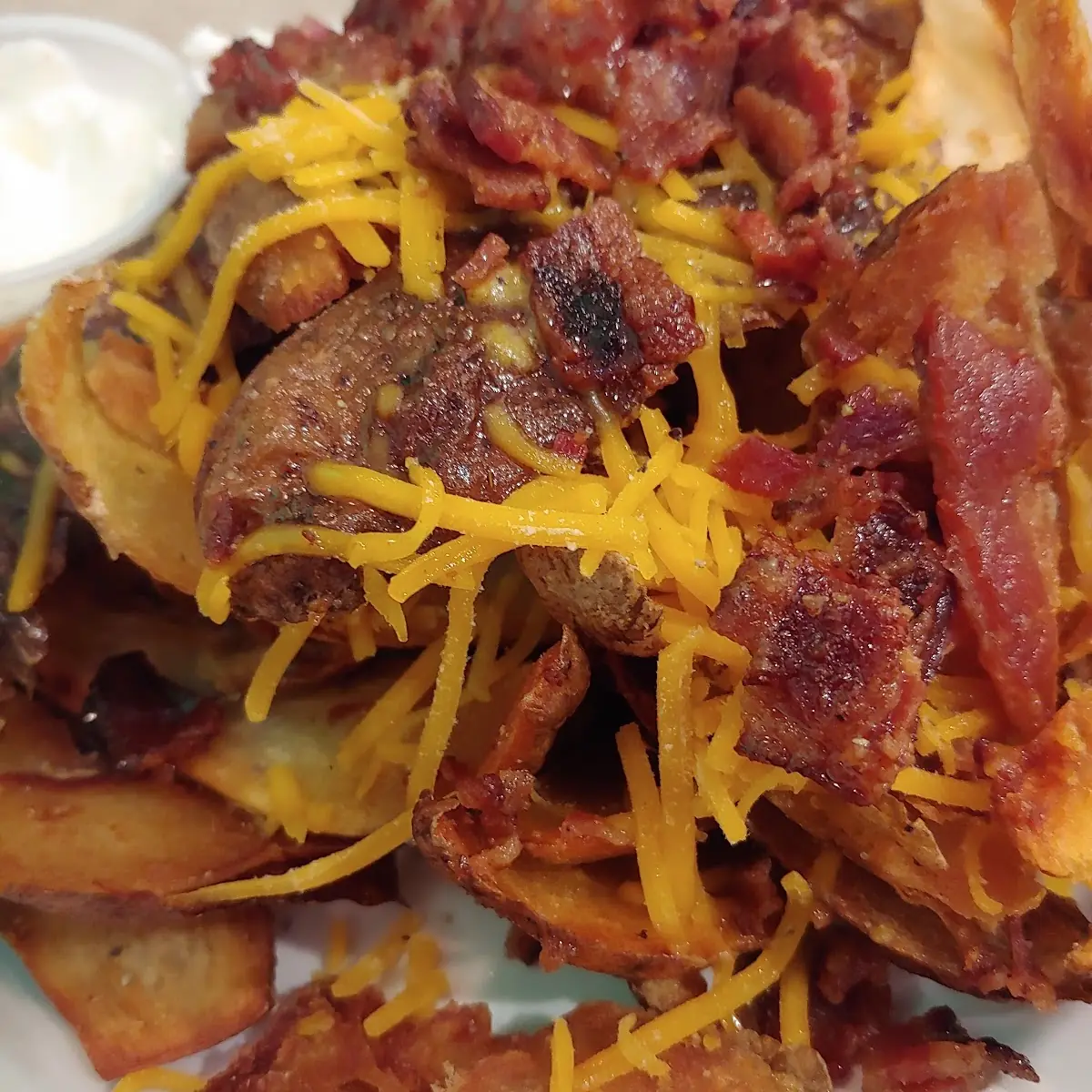 Potato Skins with Cheese