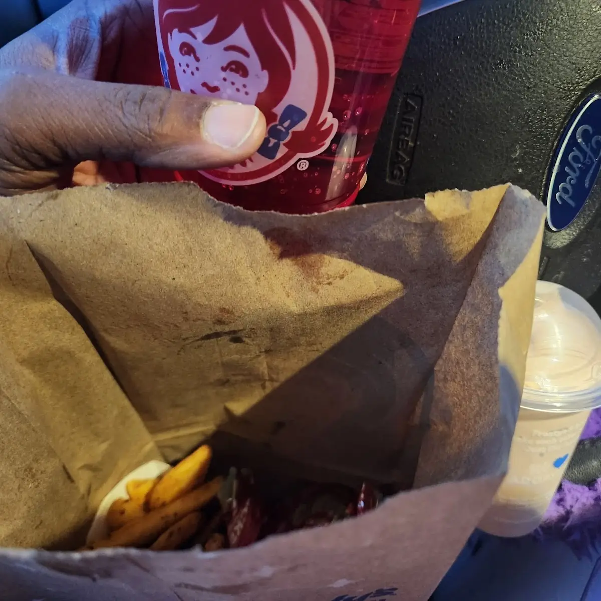 Potato Wedges & Bacon Egg Cheese Biscuit