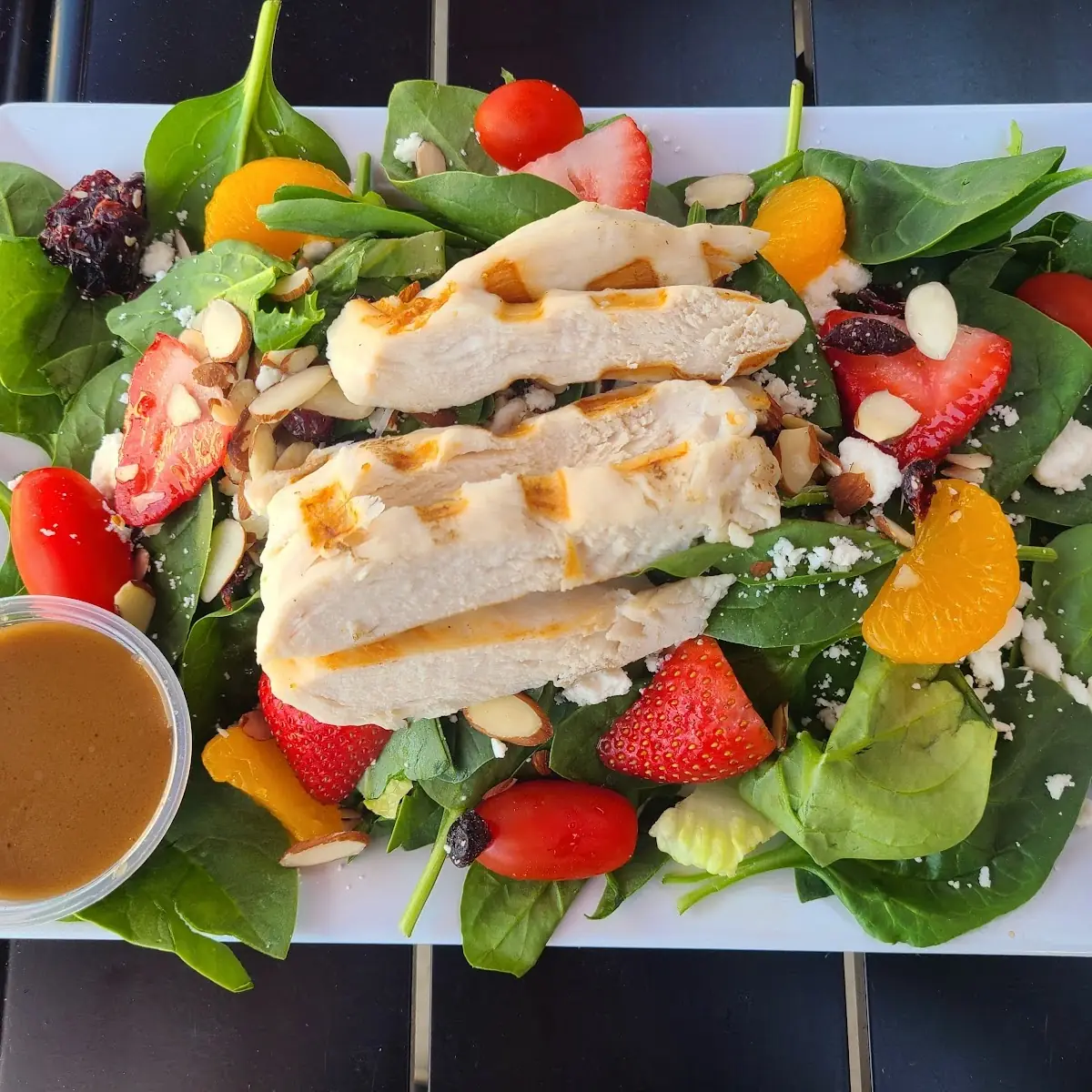 Grilled Chicken Strawberry Fields Salad