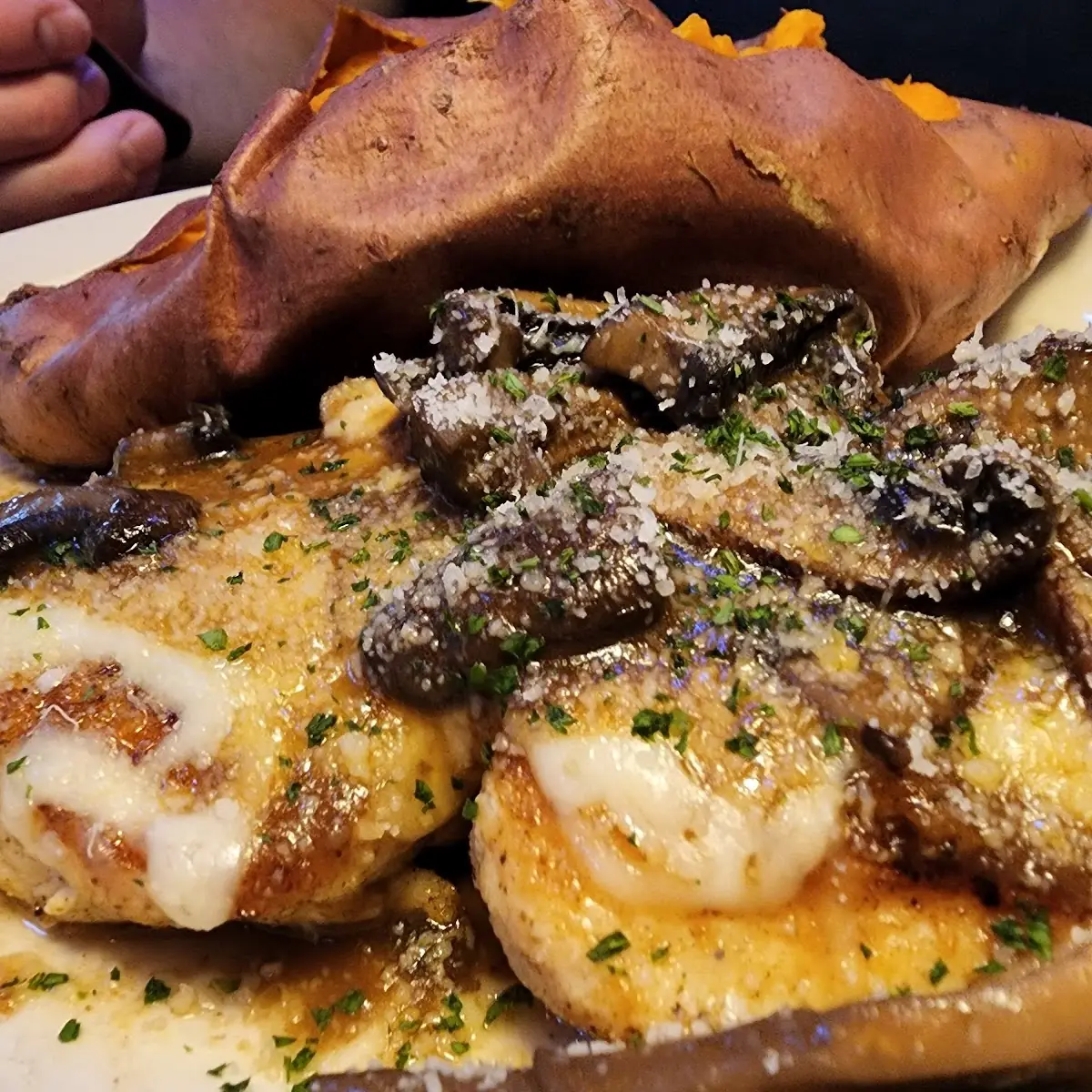 Portobello Mushroom Chicken