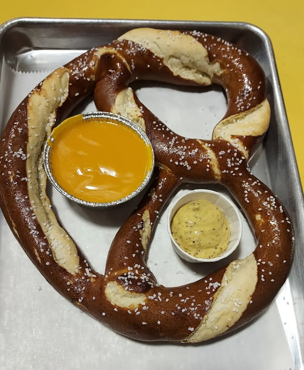 Pretzel with Beer Cheese