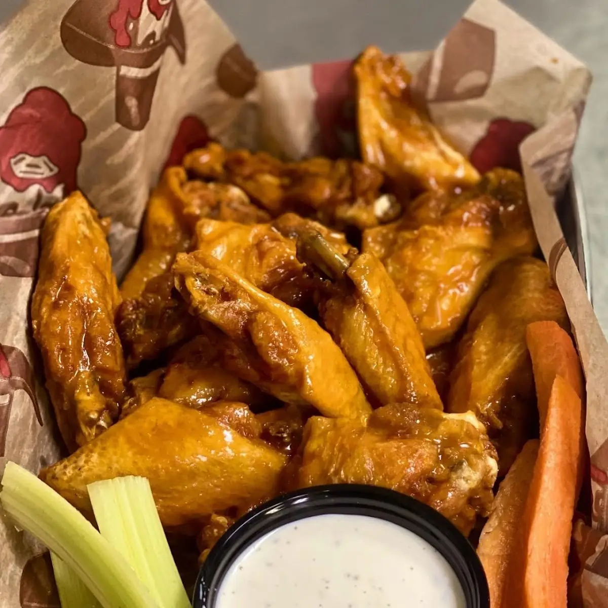 Buffalo Wings with Dipping Sauce