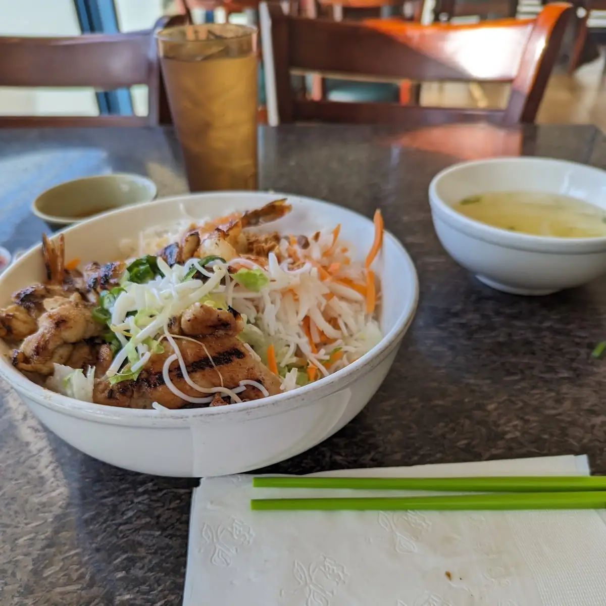 Vermicelli BBQ Chicken & Shrimp