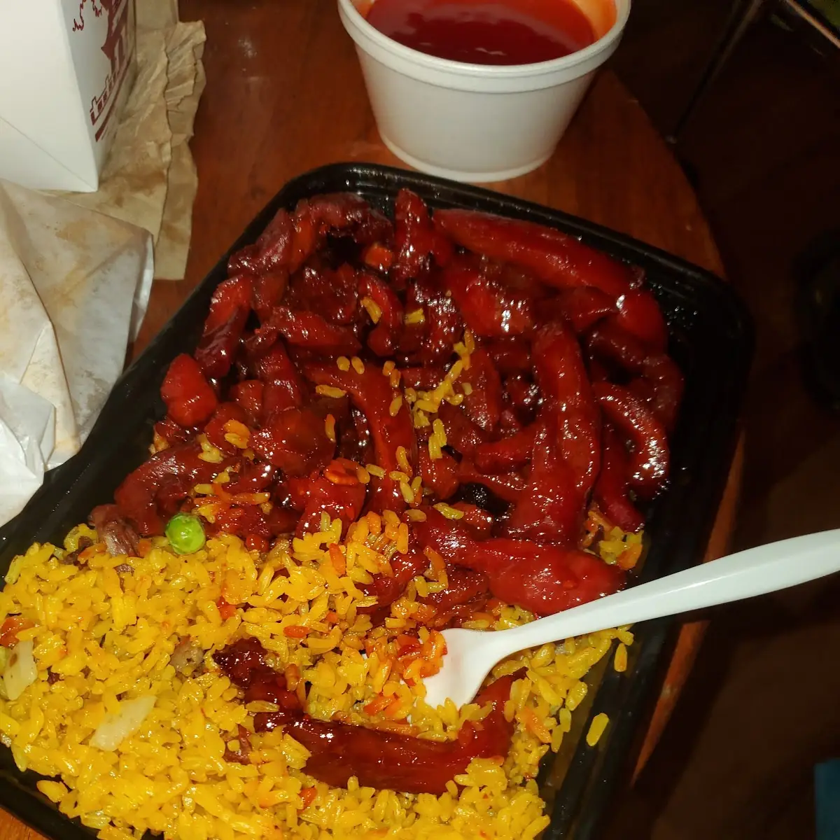 Boneless Spare Ribs Combo Fried Rice