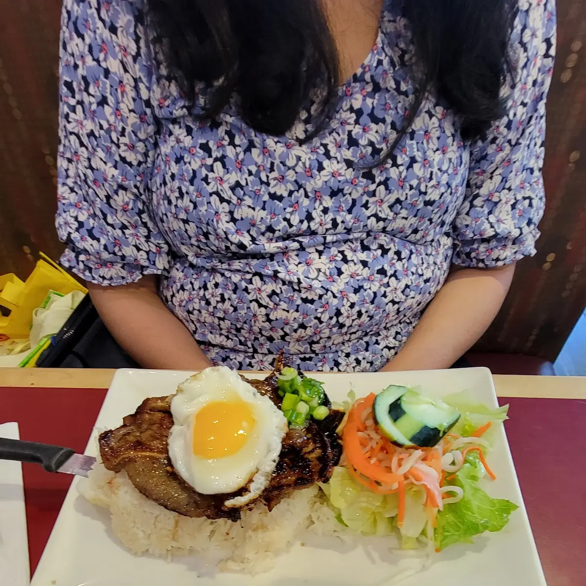 Grilled Pork Chops and Eggs