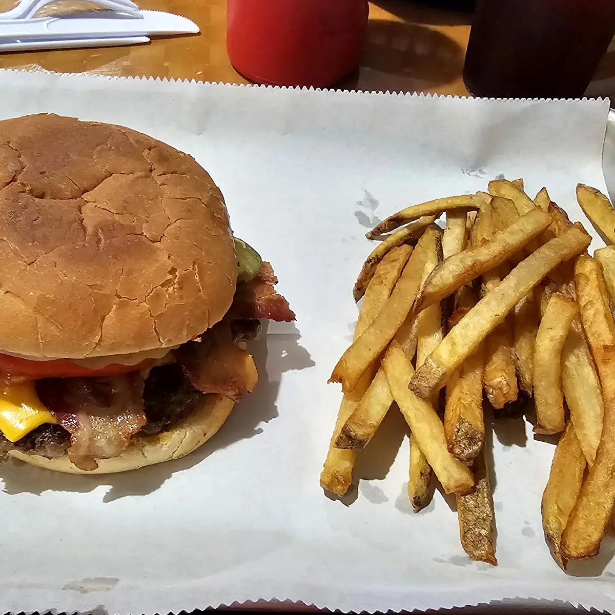 Bacon Cheeseburger Combo