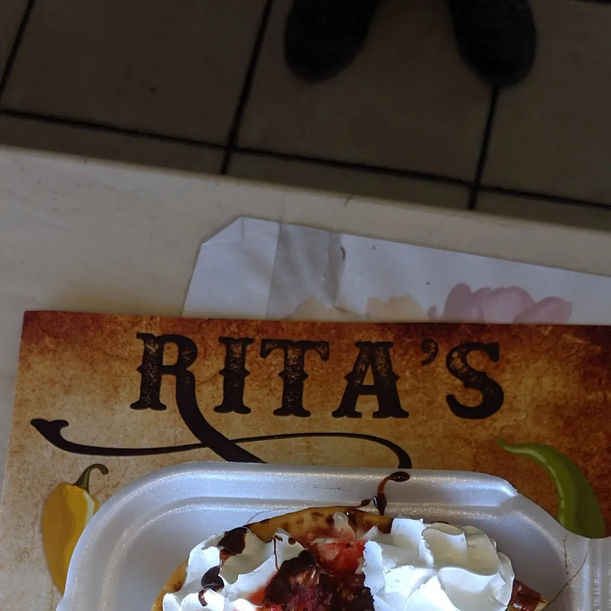 Deep Fried Ice Cream with Chocolate and Strawberries