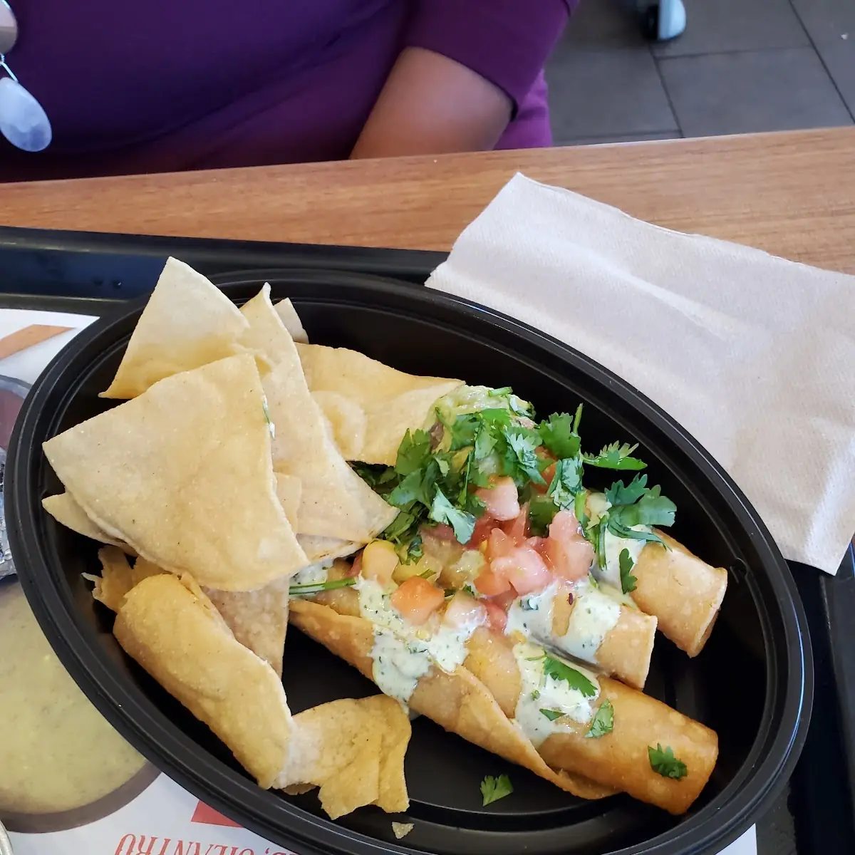 Chicken Taquitos Plate
