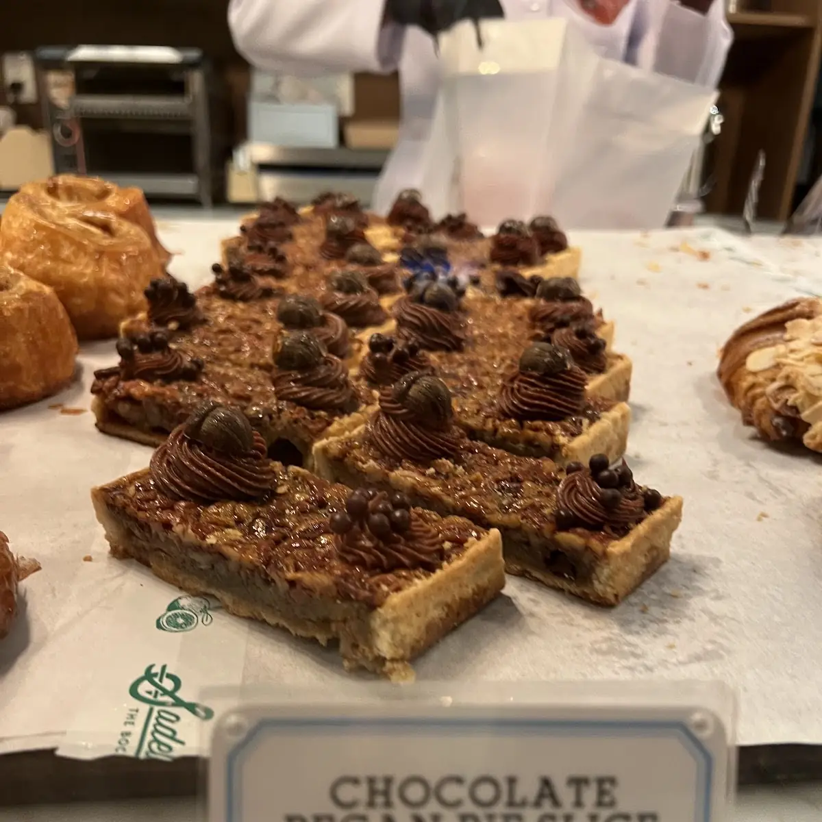 Chocolate Pecan Pie Slices