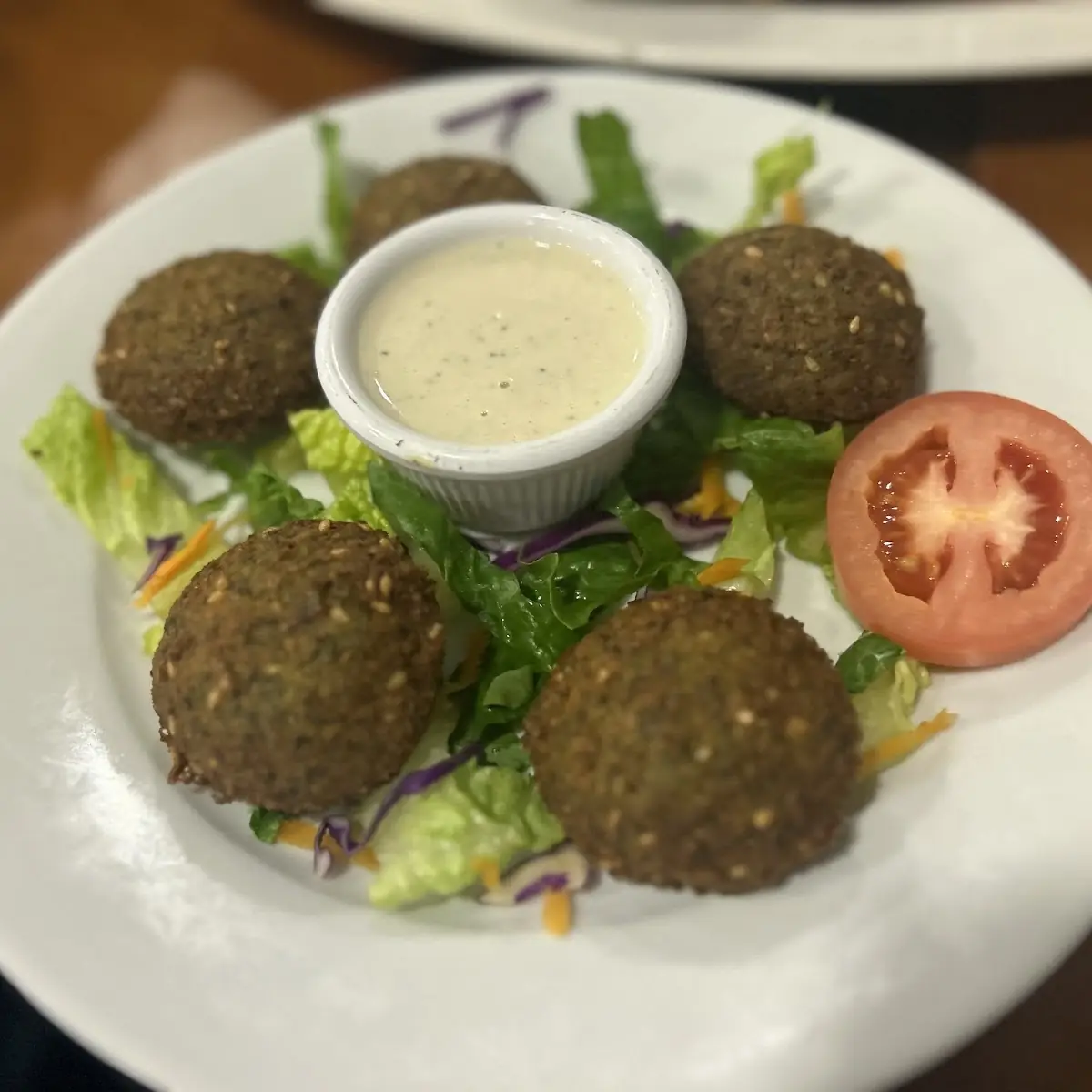 Falafel Plate with Hummus