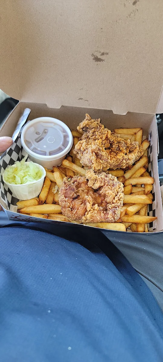 Wrap poulet frites / Fried Chicken Wrap