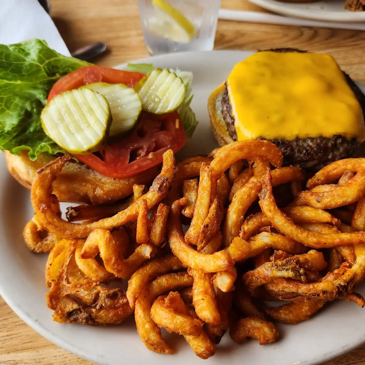 Small Side Salad Onion Rings Mac N Cheese