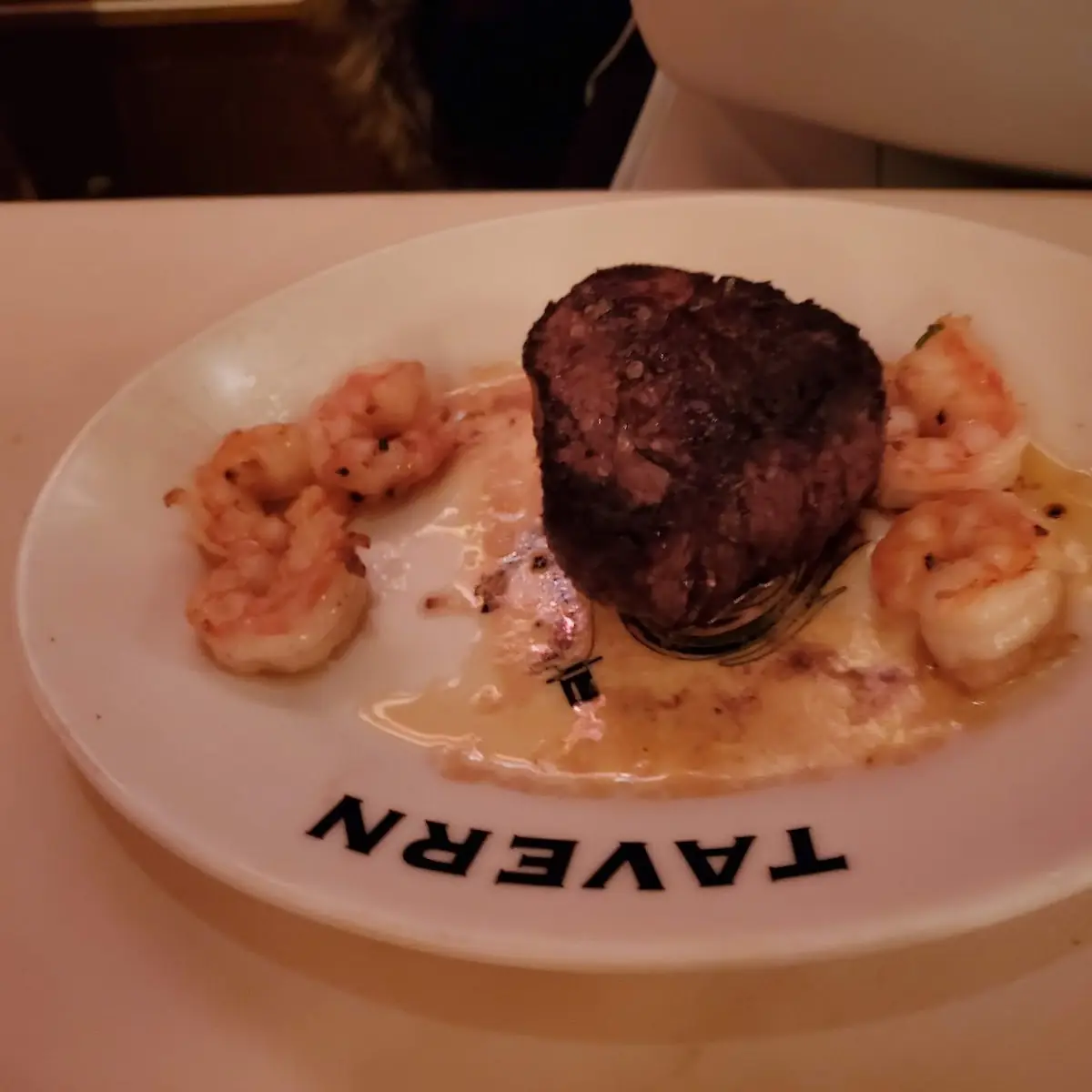 Filet w Grilled Shrimp
