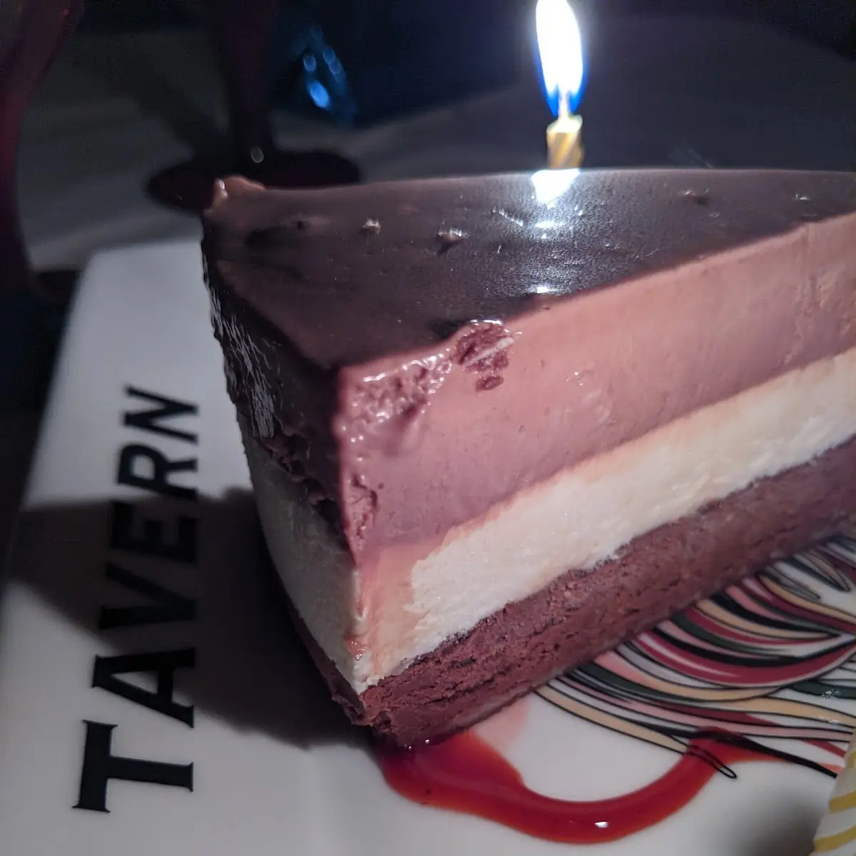 Frozen Chocolate Layer Cake