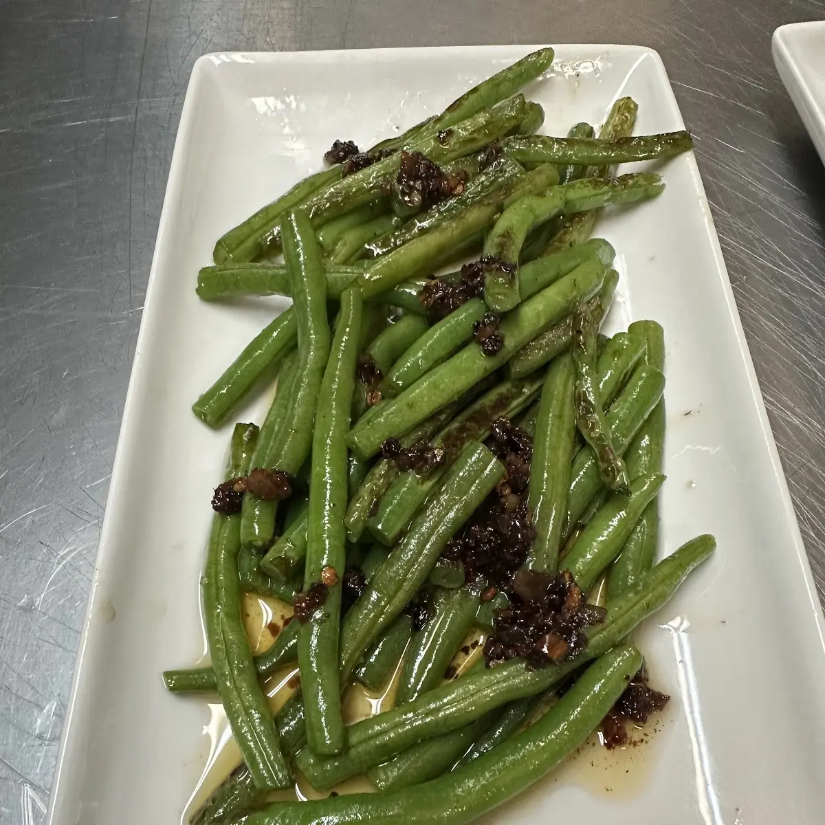 Green Beans and Chili Crisp