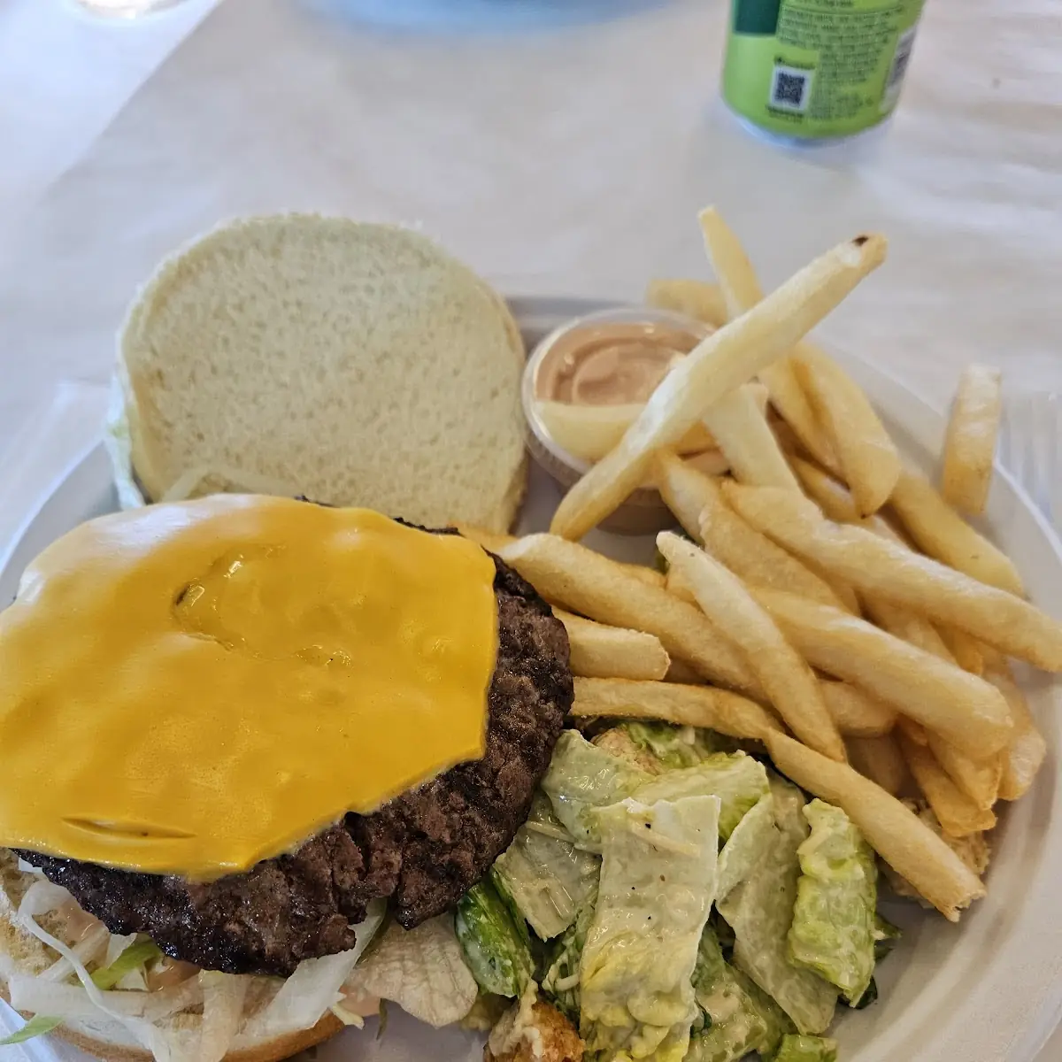 Green Chile Cheeseburger