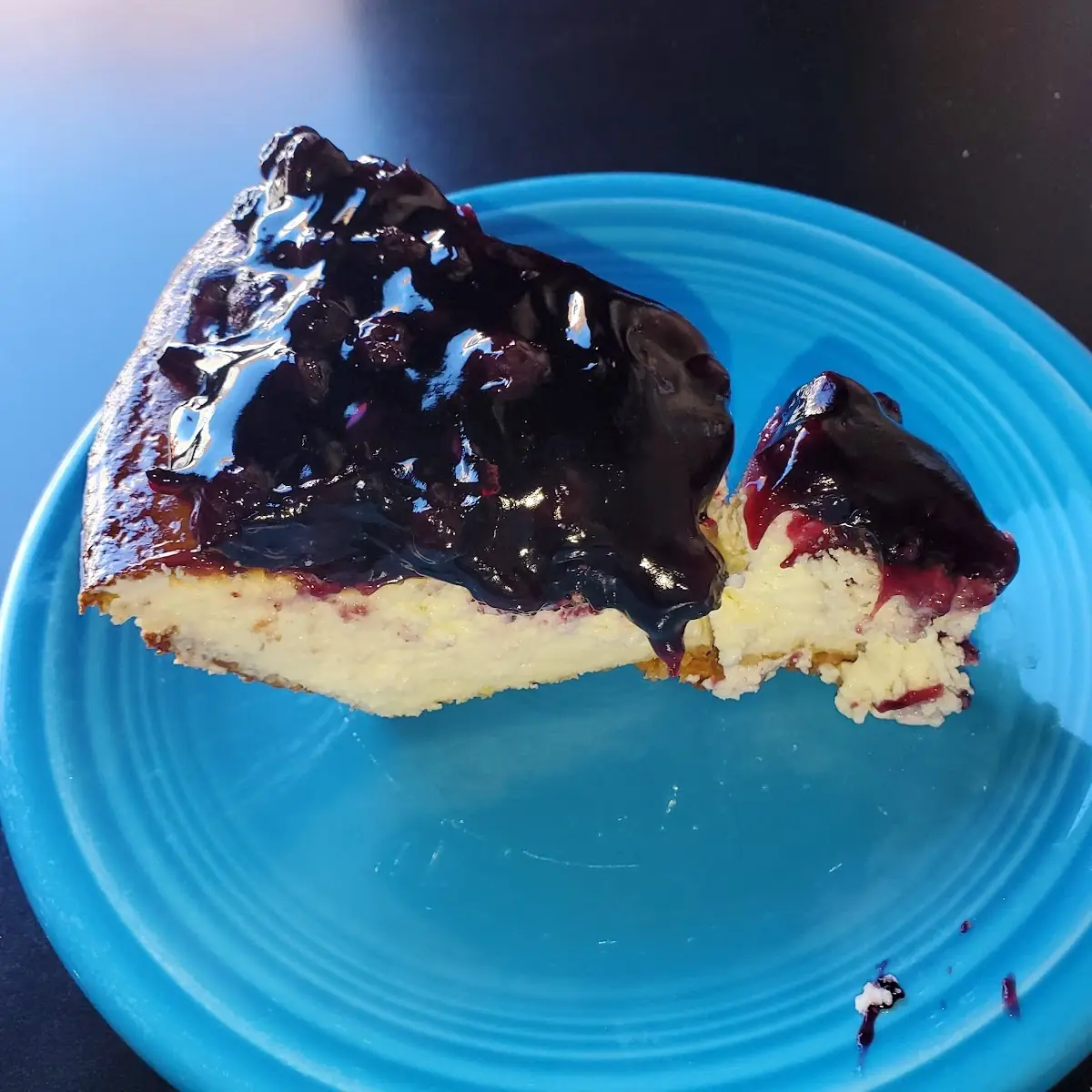 Blueberry Sour Cream Pie