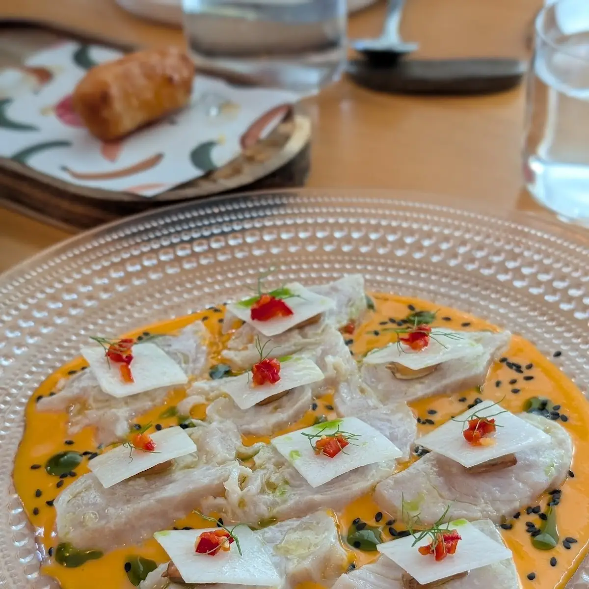 White Fish with Passion Fruit Sauce