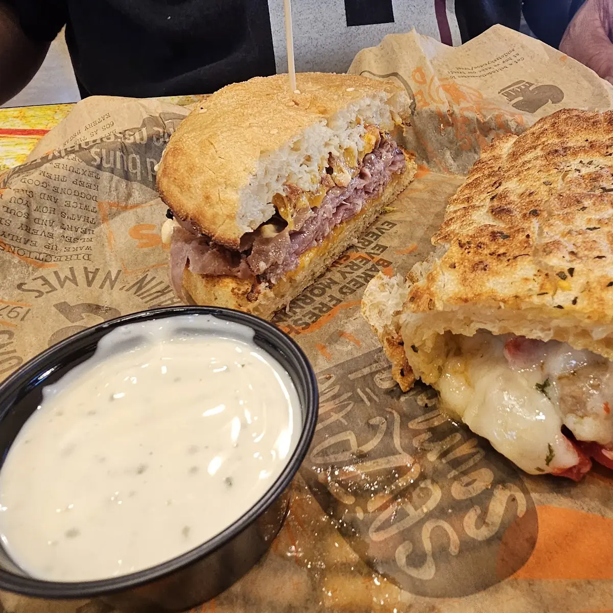 Spicy Sausage & Peppers Calzone