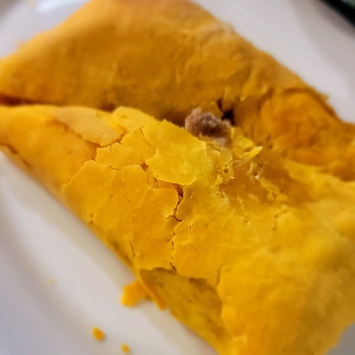 Jamaican Beef Patty with Cheese