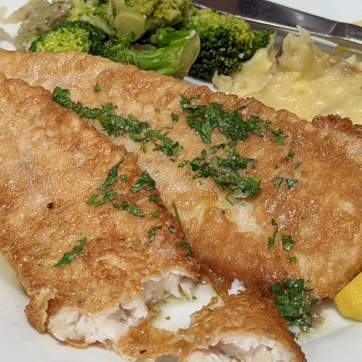 Pan Fried Flounder