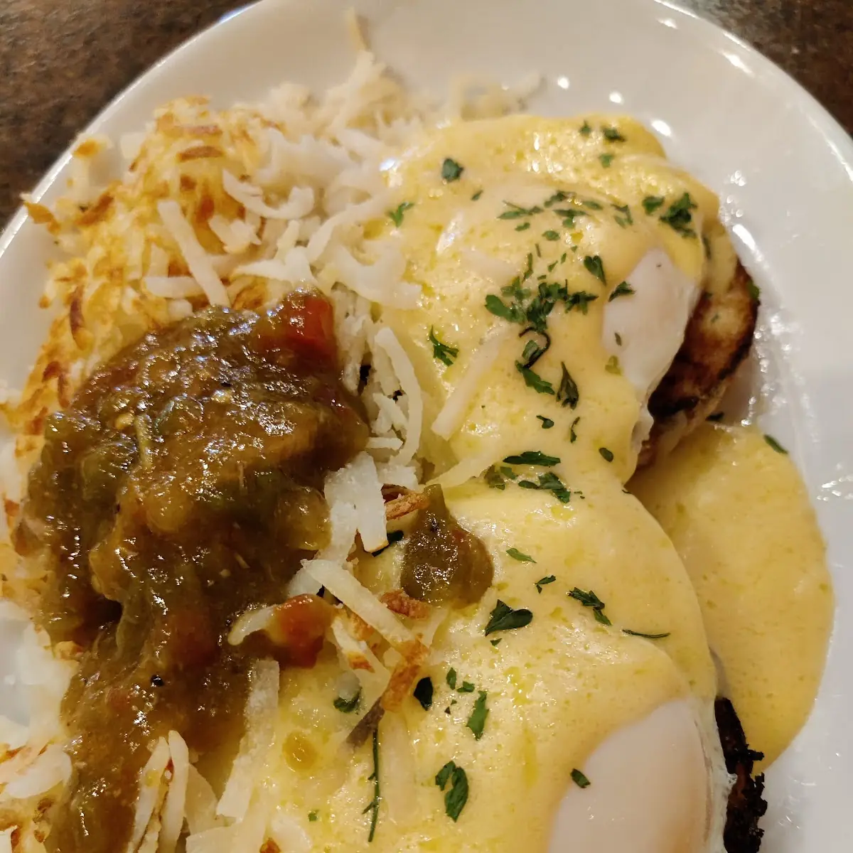 Salmon benedict
