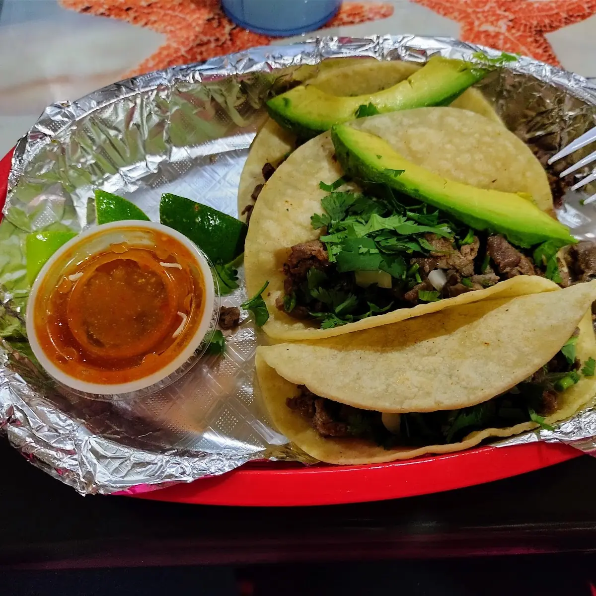 Corn Tortilla Tacos with Avocado