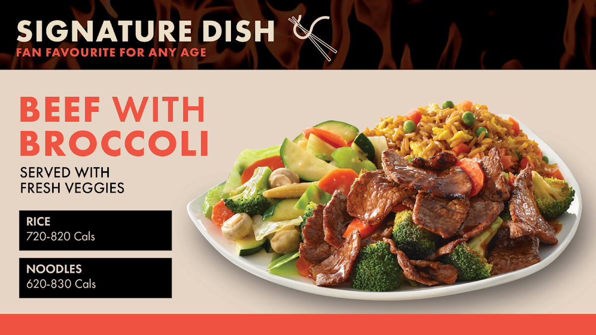 Combo Boeuf & Brocoli, Manchu Wok