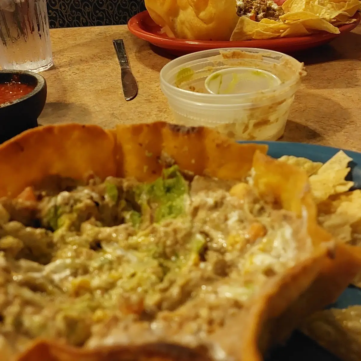 Bean Taco Salad Bowl Combo