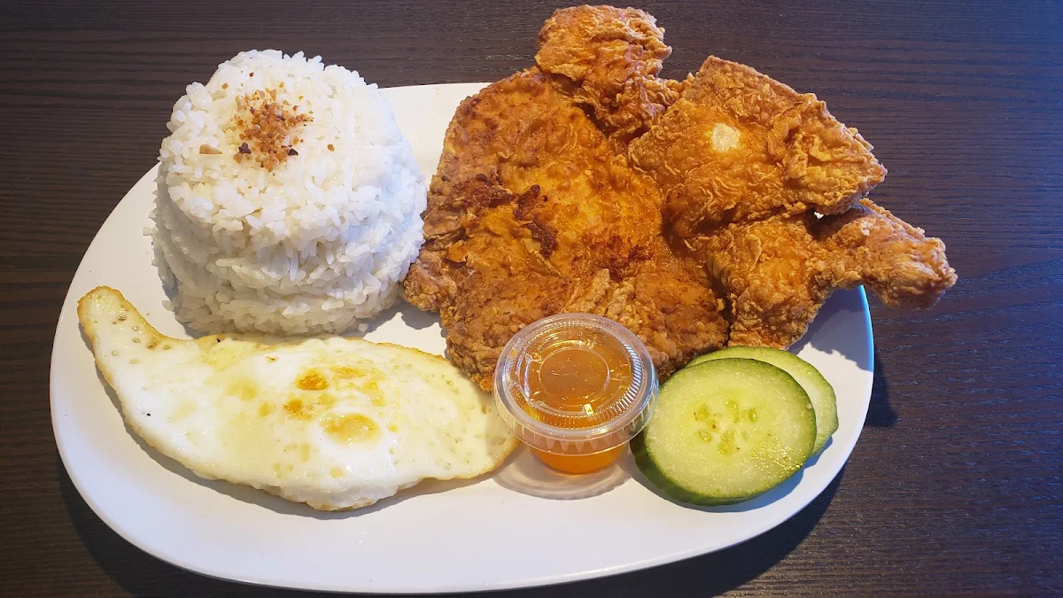 Pork Chop with Egg & Rice