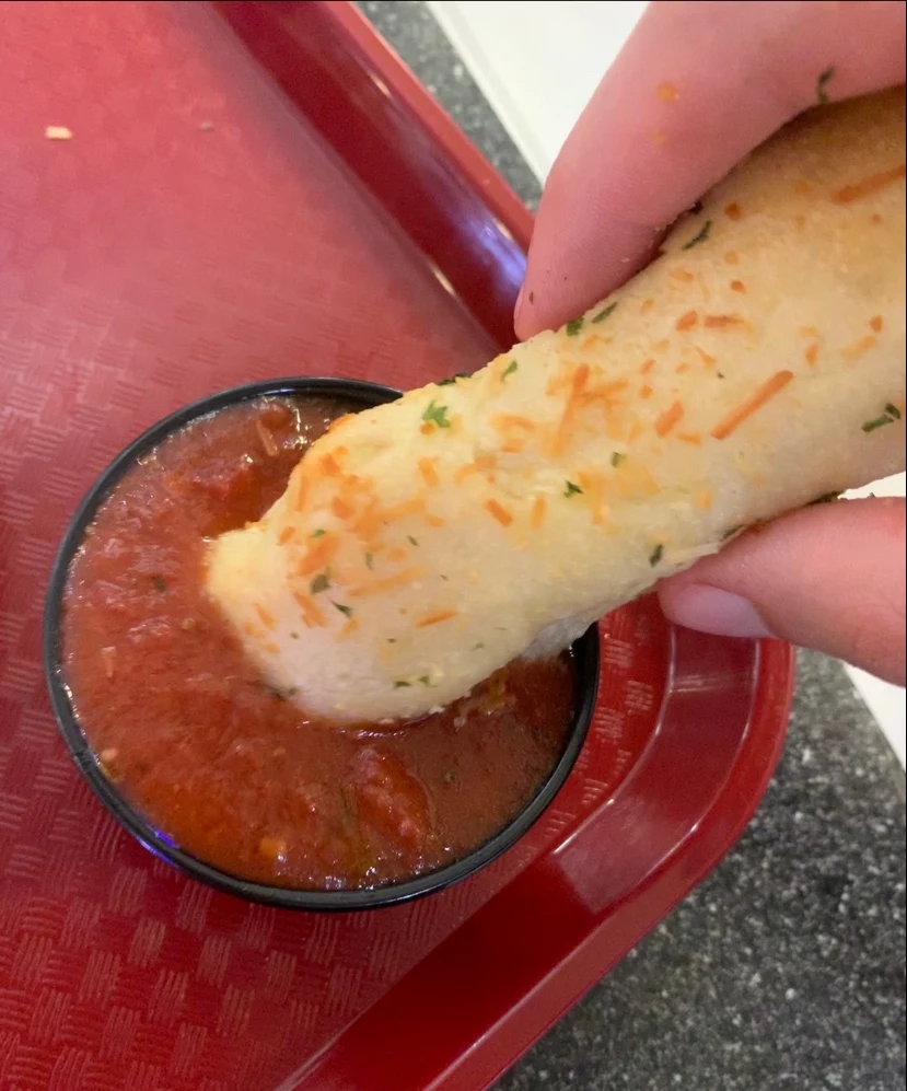 2 Breadsticks with Marinara Sauce