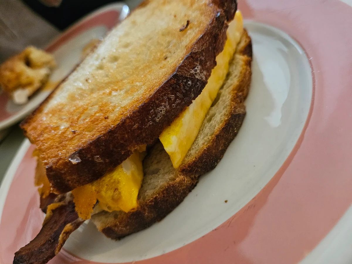 Bacon Egg Cheese Sourdough