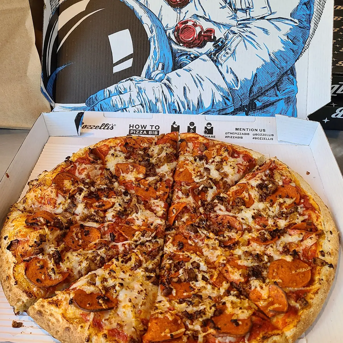 Pepperoni Pizza Well Done