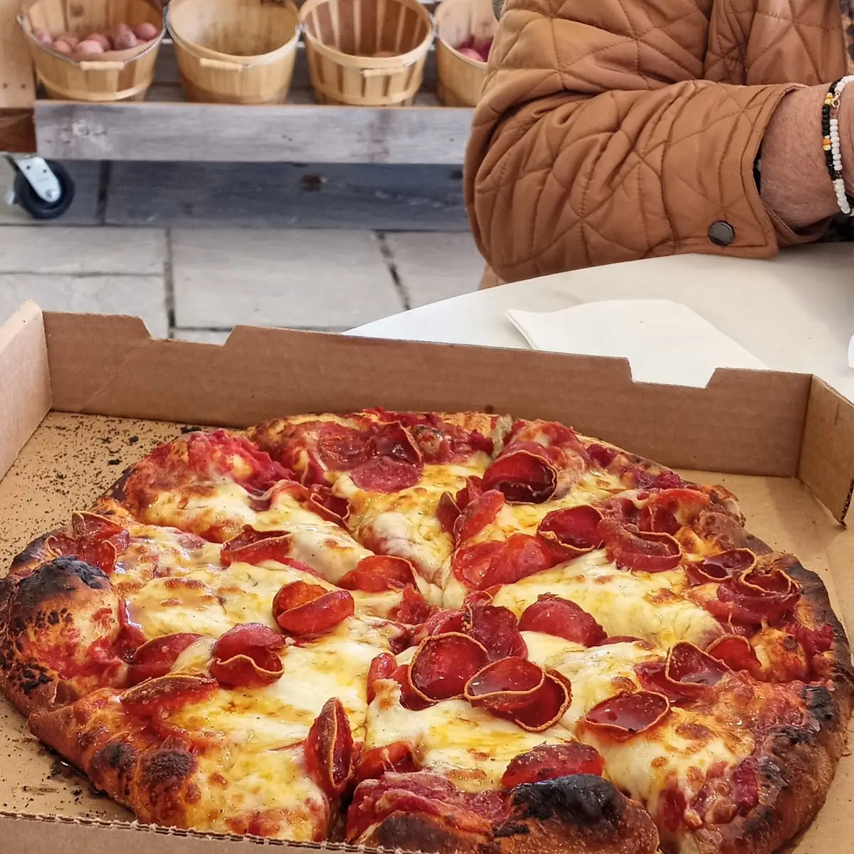 Hot Honey & Double Pepperoni Pizza