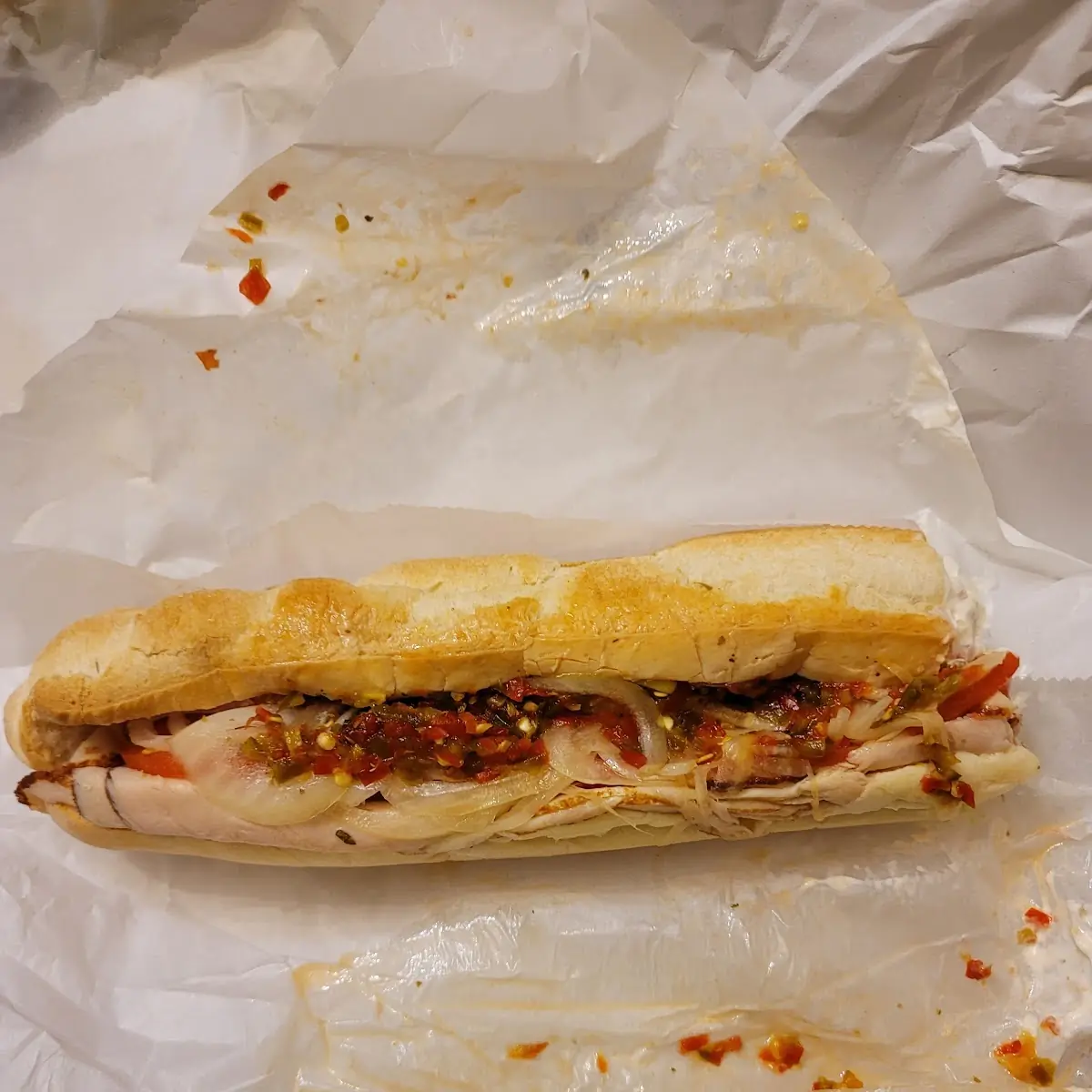 Turkey and Cheese Hoagie