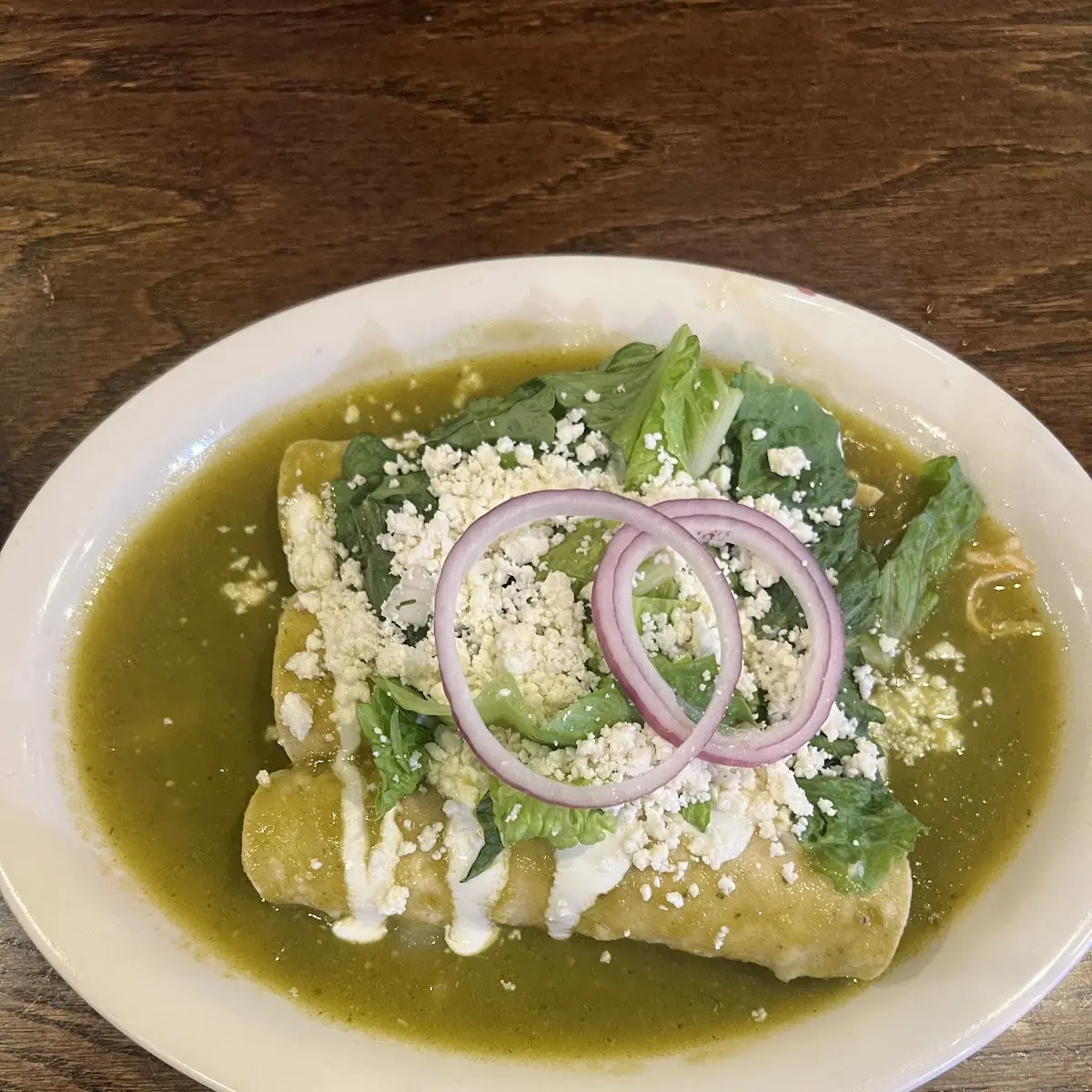 Enchiladas Verdes