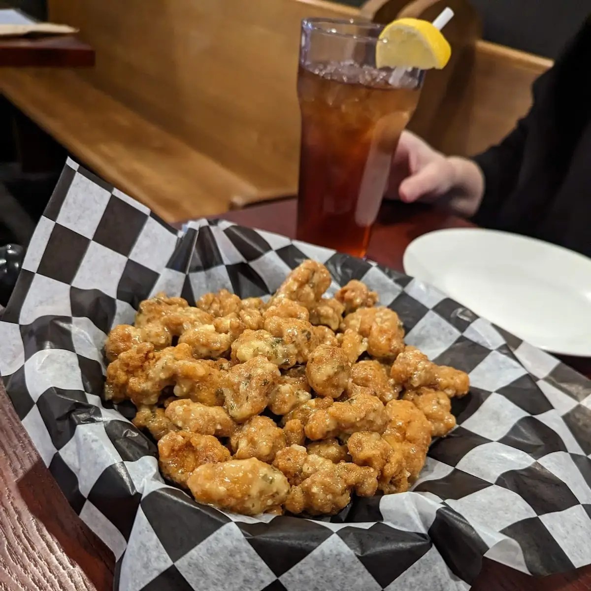 Garlic Parmesan Popcorn Chicken