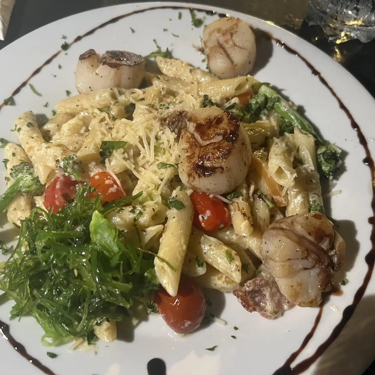 Scallops with Garlic Sauce