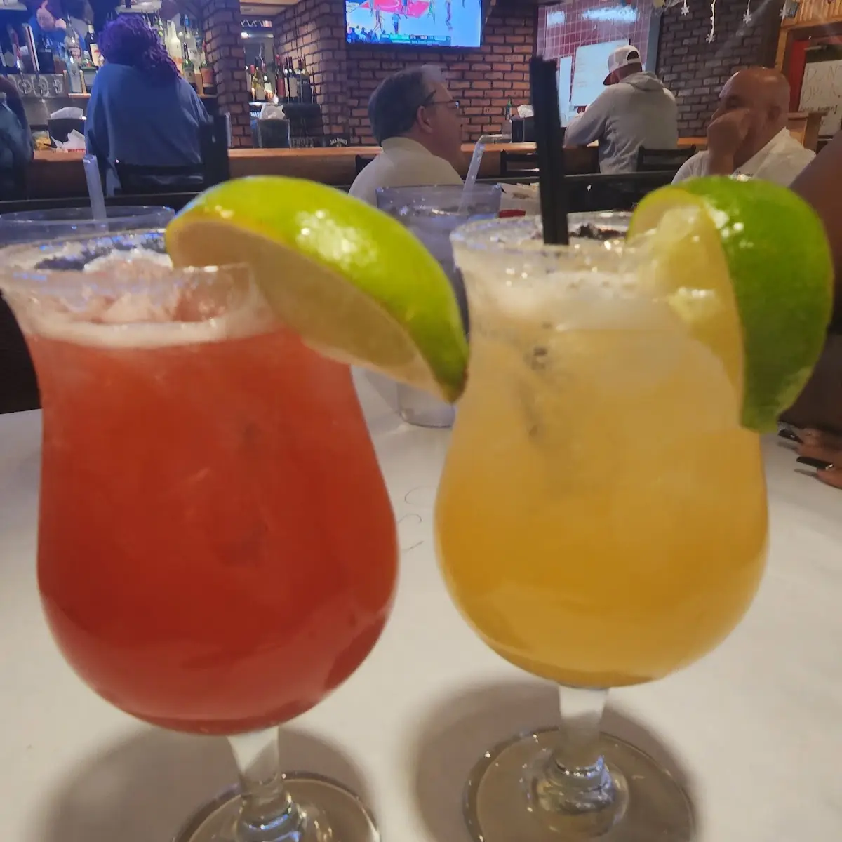 Strawberry Margarita and Mango Margarita