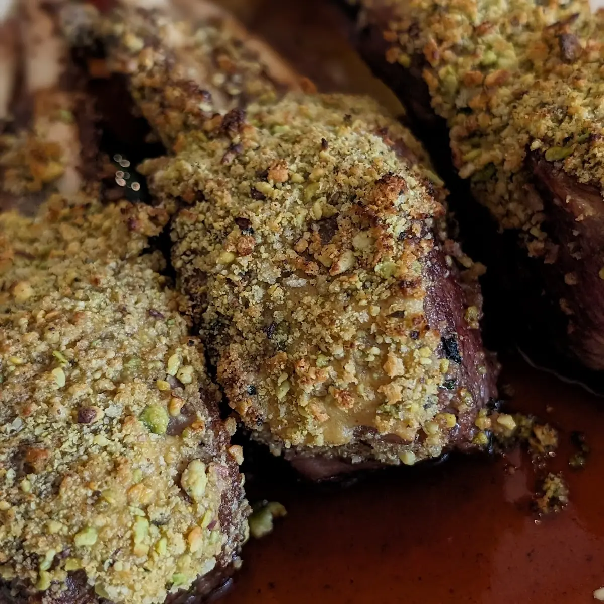Pistachio Crusted Lamb Chops