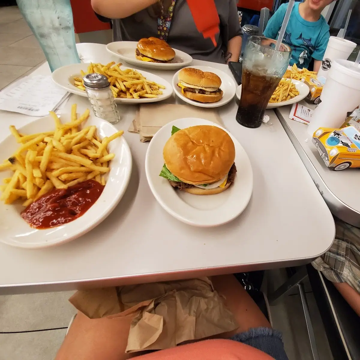 Burger and Fries
