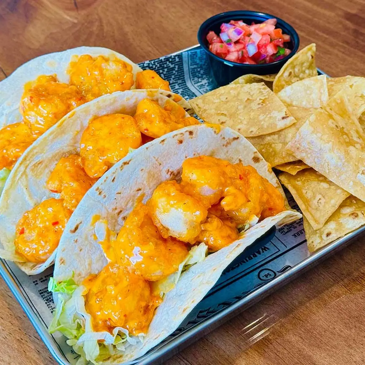 Bang Bang Shrimp Tacos