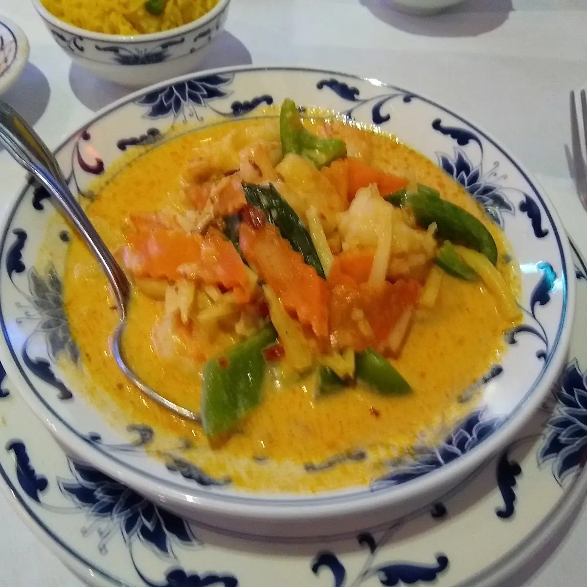 Yellow Curry with Shrimp