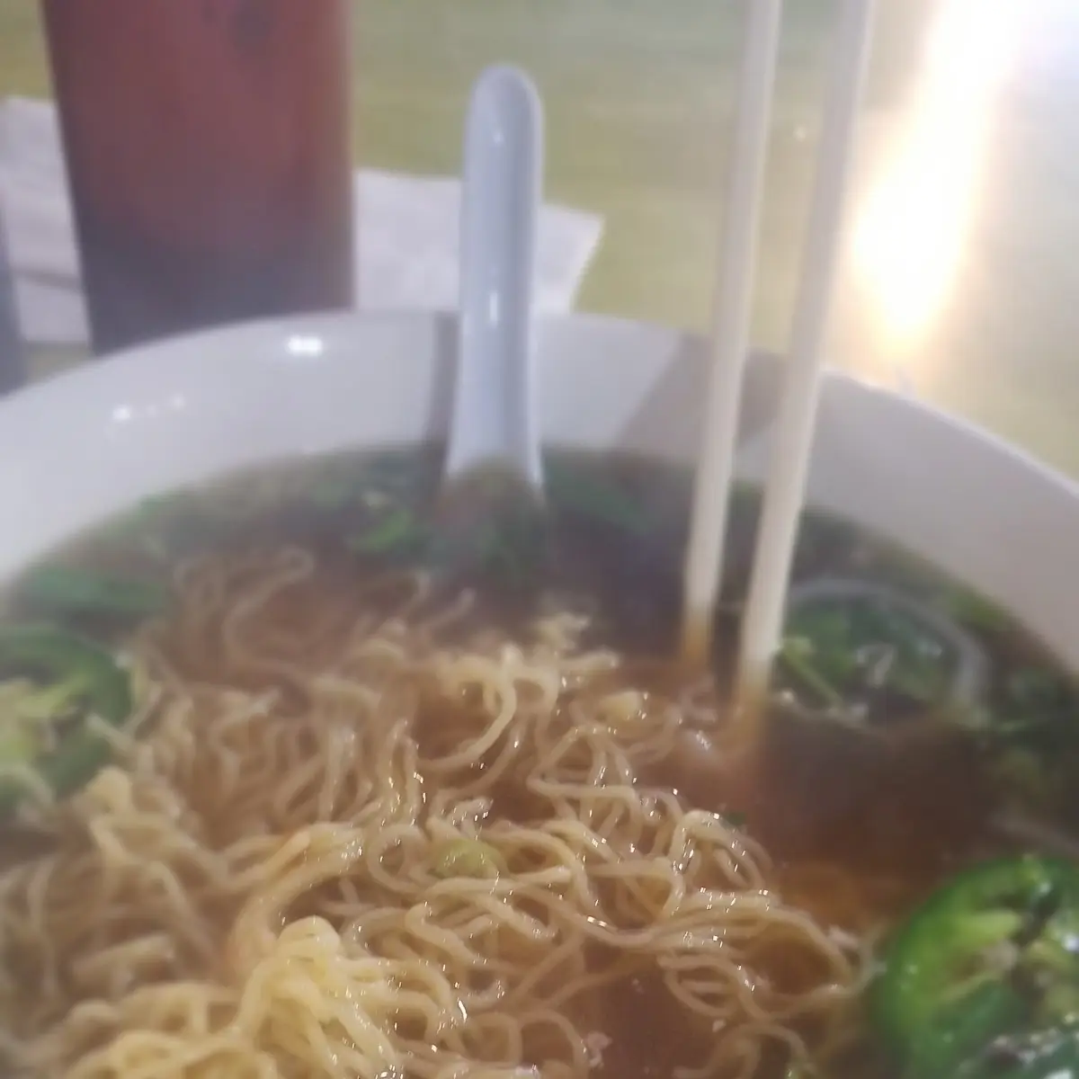 Chicken Pho with Egg Noodle