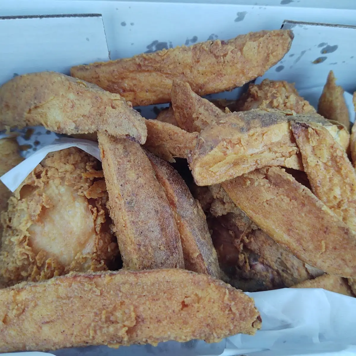 Fried Chicken and JoJos