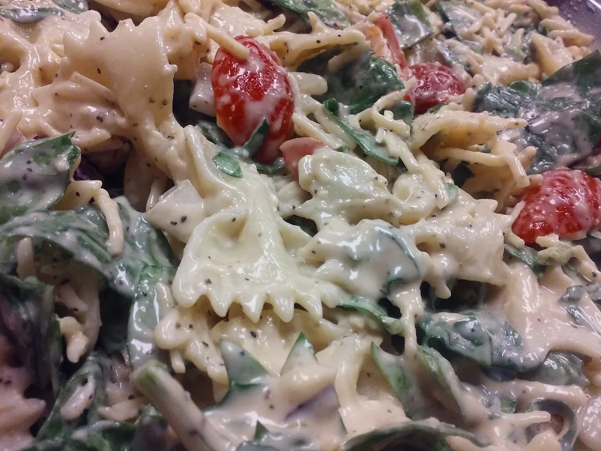 Bowtie Caesar Pasta Salad Seasonal