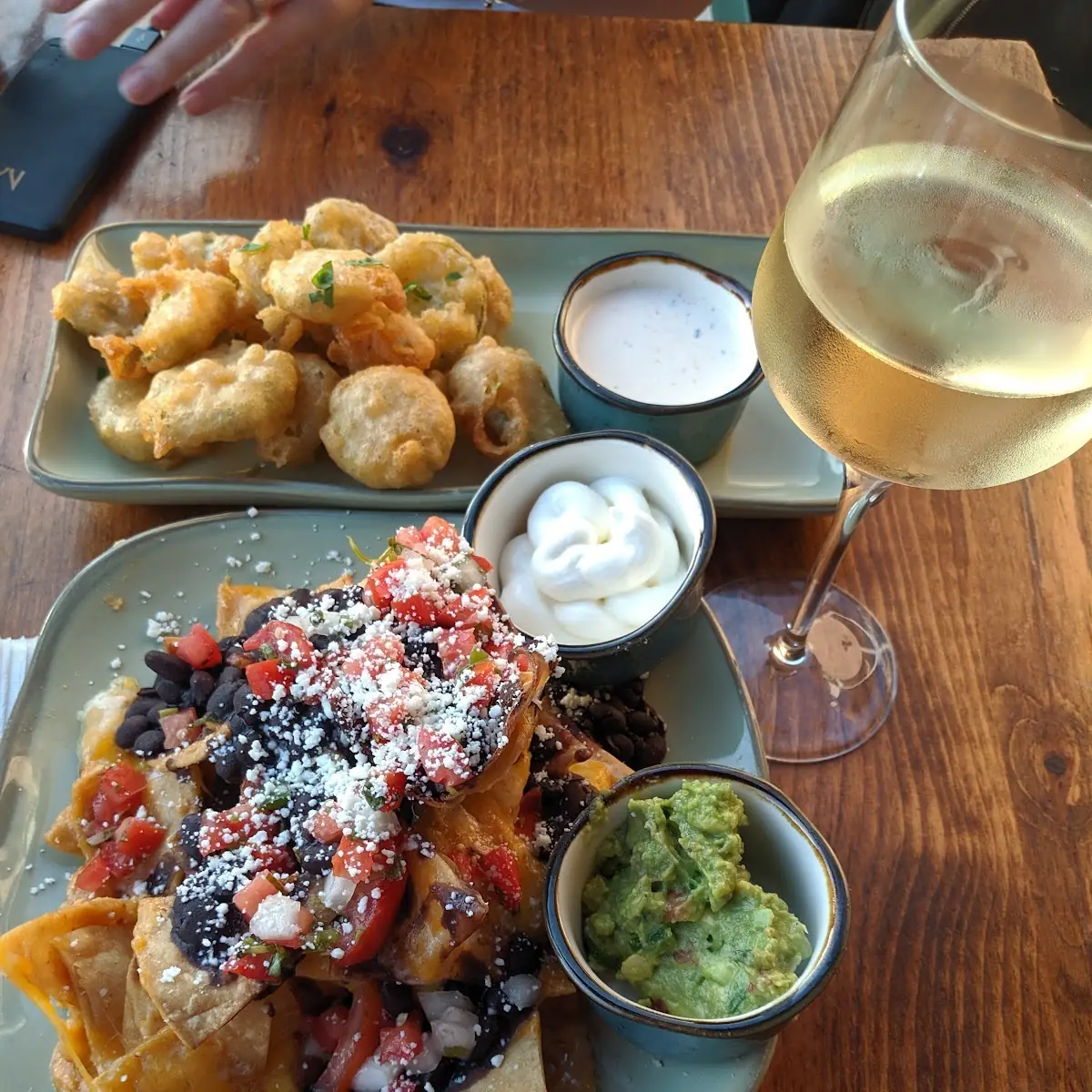 Fried Pickles Nachos