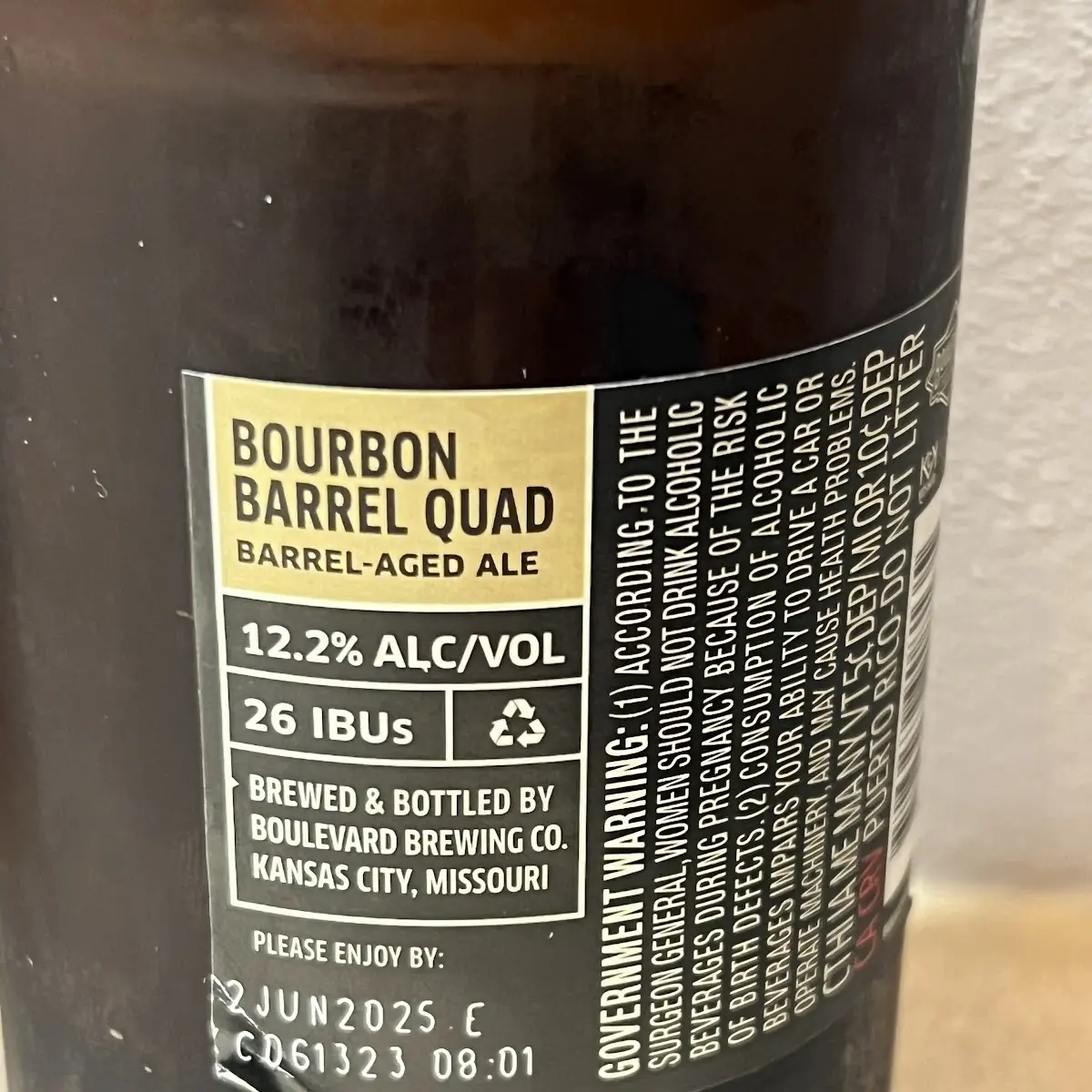 Bourbon Barrel Quad