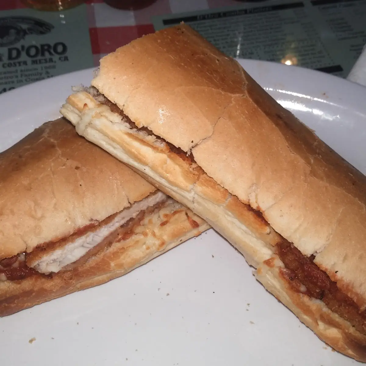 Chicken Parmesan Sandwich